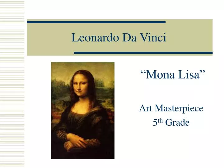 leonardo da vinci