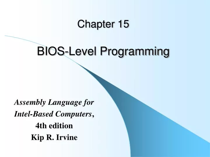 chapter 15 bios level programming