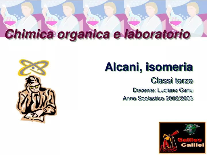 chimica organica e laboratorio