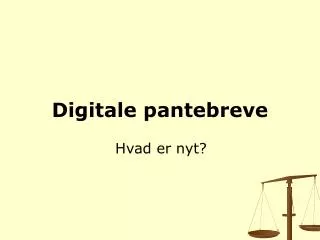 digitale pantebreve