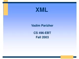 XML