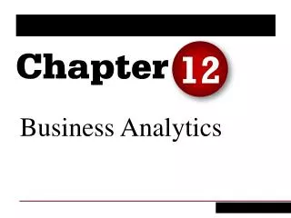 Business Analytics