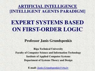 artificial intelligence intelligent agents paradigm