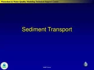 Sediment Transport