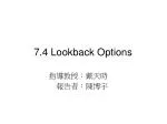 7.4 Lookback Options - slide 1