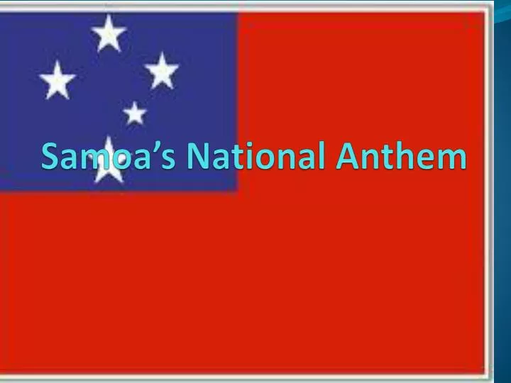 samoa s national anthem