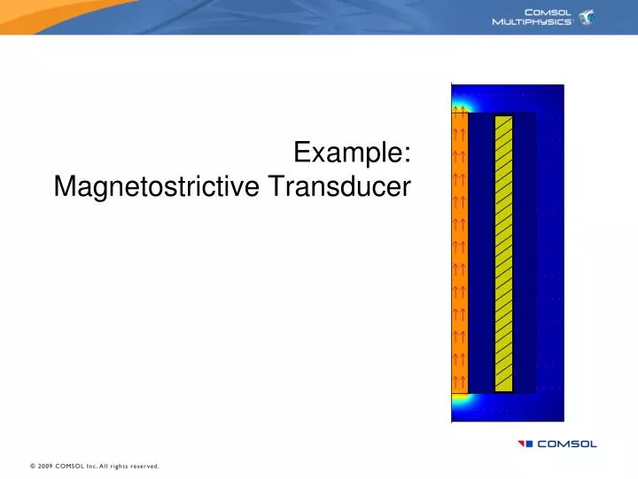 example magnetostrictive transducer