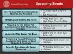 Upcoming Events - slide 1