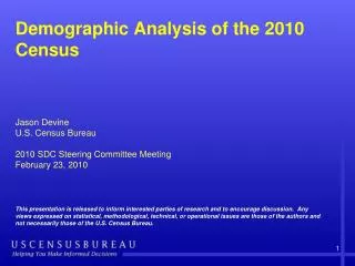 Census 2010 Timeline