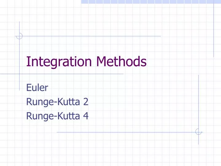 integration methods