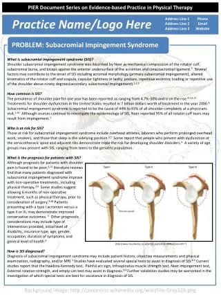 What is subacromial impingement syndrome (SIS)?