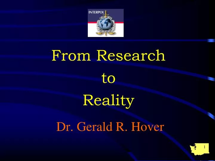 dr gerald r hover