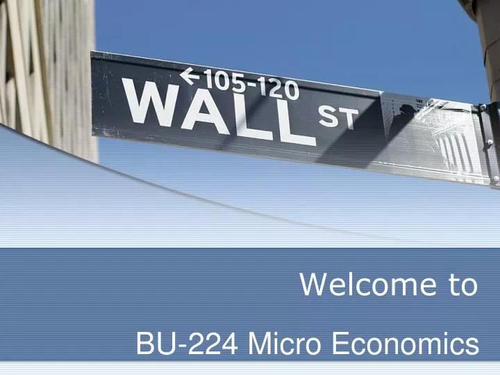 bu 224 micro economics