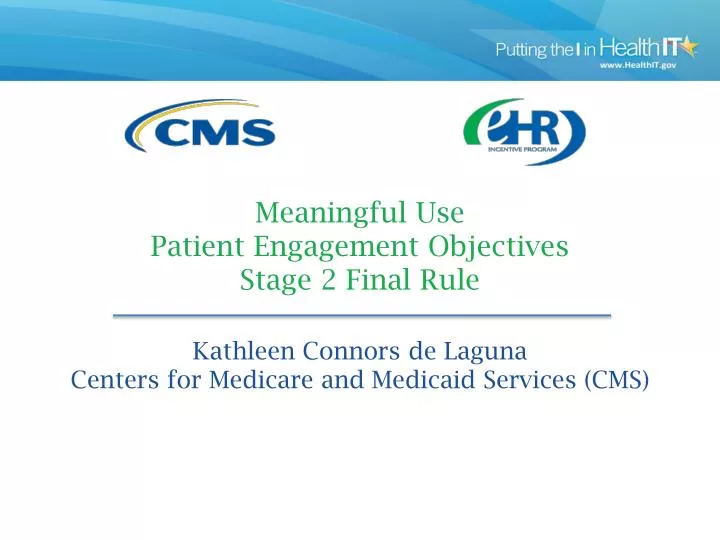 meaningful use patient engagement objectives stage 2 final rule