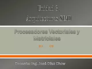 unidad 3 arquitecturas simd