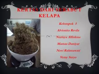 kertas dari serabut kelapa