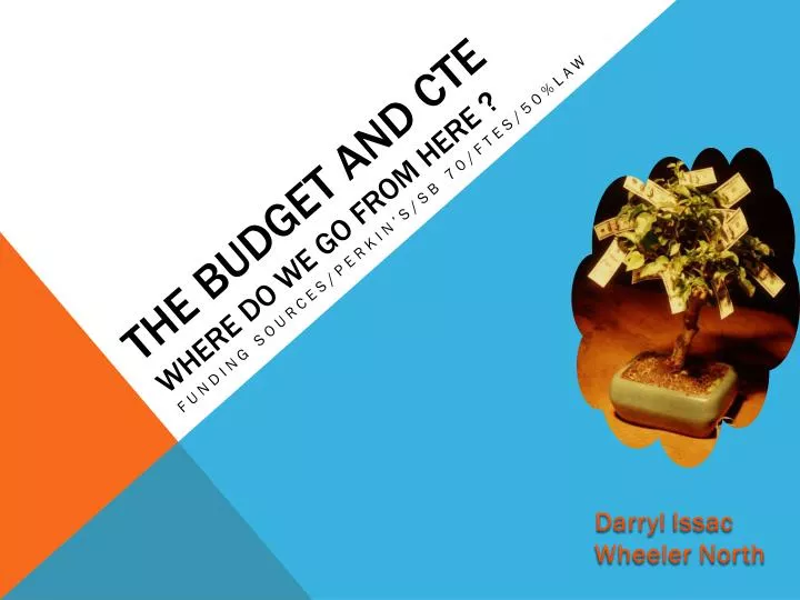 the budget and cte where do we go from here