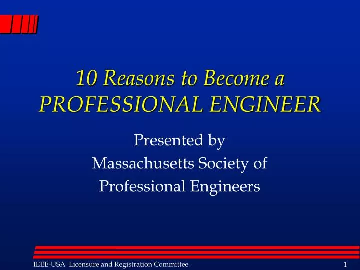 10 reasons to become a professional engineer