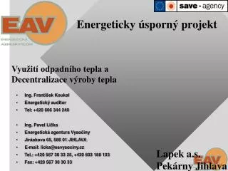 energeticky sporn projekt