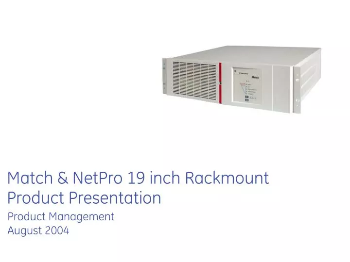 match netpro 19 inch rackmount product presentation