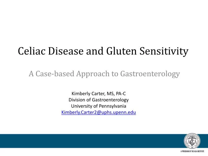 celiac disease and gluten sensitivity