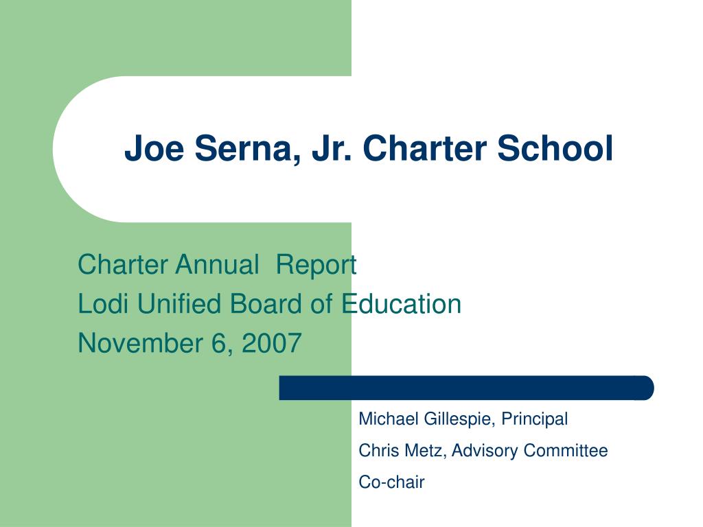 Joe Serna Ritz PPT - Joe Serna, Jr. Charter School PowerPoint Presentation, free ...