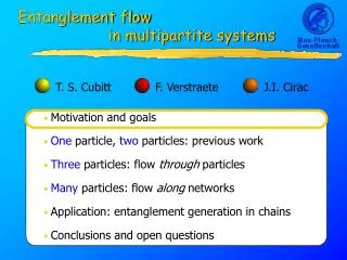 Entanglement flow 	 in multipartite systems