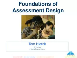 Foundations of Assessment Design