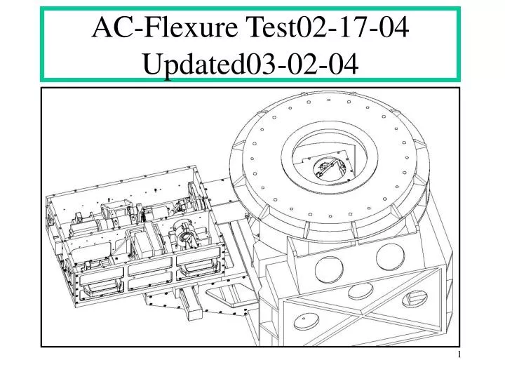 ac flexure test02 17 04 updated03 02 04