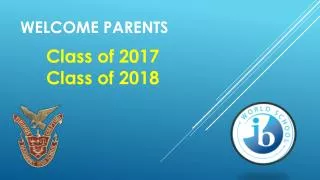 Welcome parents