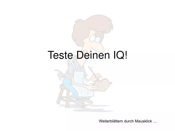 teste deinen iq