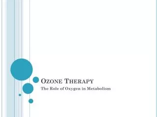 Ozone Therapy