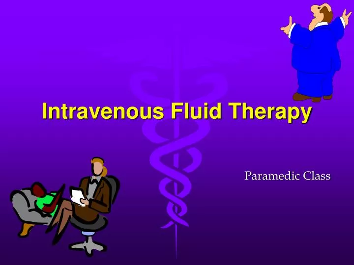 intravenous fluid therapy