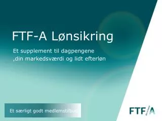 ftf a l nsikring