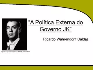a pol tica externa do governo jk