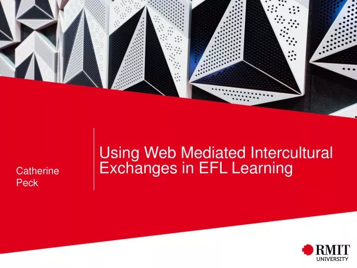 using web mediated intercultural exchanges in efl learning