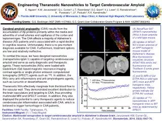 Engineering Theranostic Nanovehicles to Target Cerebrovascular Amyloid