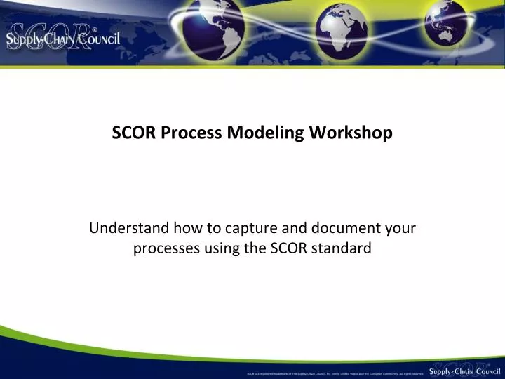 scor process modeling workshop