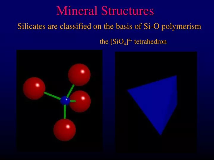 mineral structures