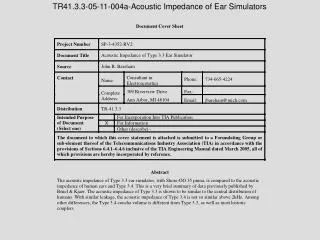TR41.3.3-05-11-004a-Acoustic Impedance of Ear Simulators