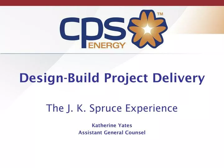 design build project delivery