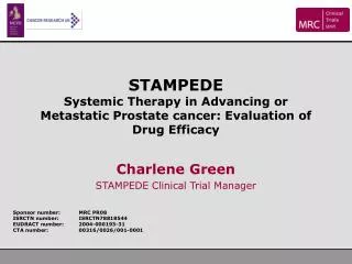 STAMPEDE Systemic Therapy in Advancing or Metastatic Prostate cancer: Evaluation of Drug Efficacy