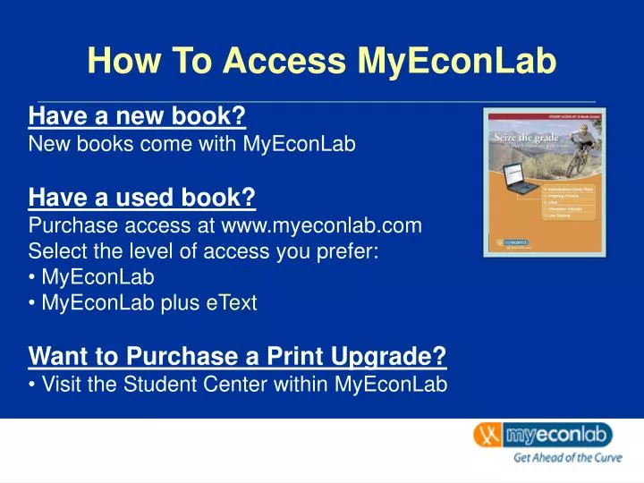 how to access myeconlab