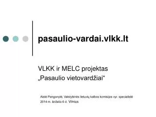 pasaulio vardai vlkk lt