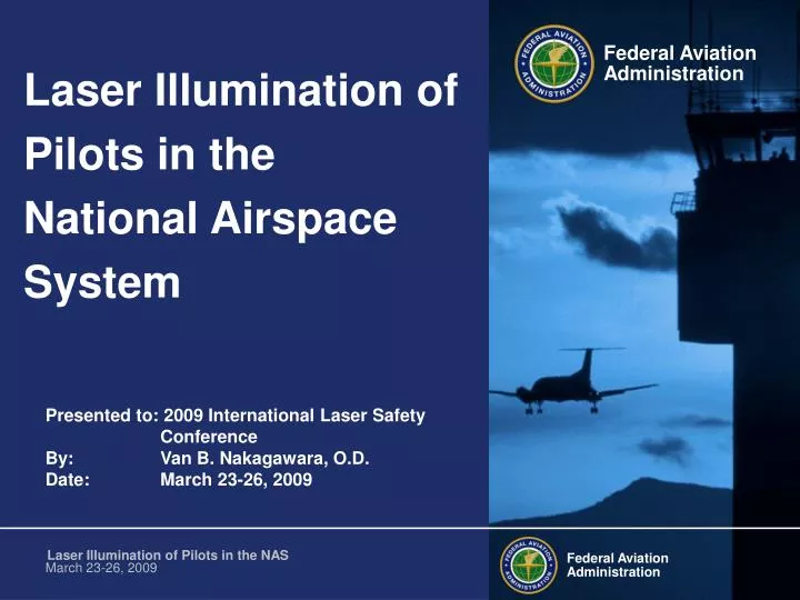 laser illumination of pilots in the national airspace system