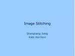Image Stitching - slide 1