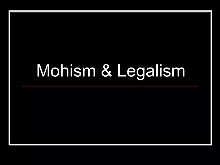 mohism legalism