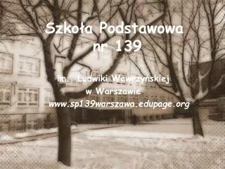 szko a podstawowa nr 139