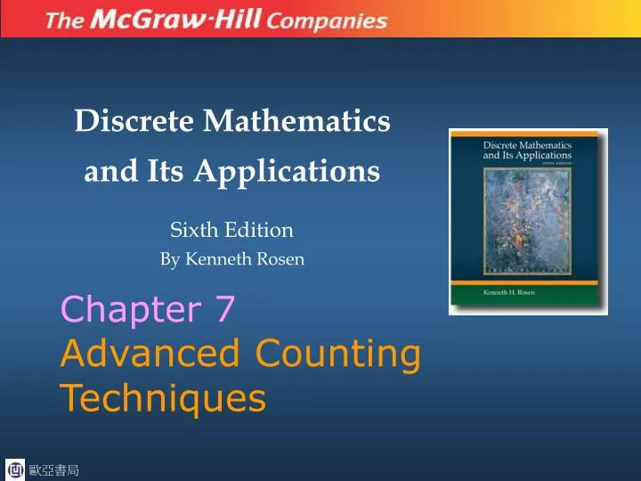 chapter 7 advanced counting techniques