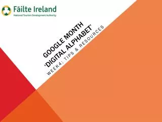 Google Month ‘Digital Alphabet’